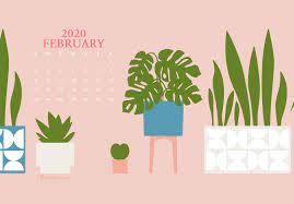 These are some images for you for this happy new year 2021 screensaver images. Cute February 2020 Desktop Screensaver Desktop Wallpaper Calendar Calendar Wallpaper February Wallpaper