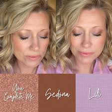 Sunset eyeshadow blend results