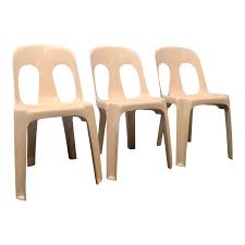 1970s henry massonnet for stamp monobloc fauteuil 300 pink stacking chairs set of 3 chair set plastic chair chair