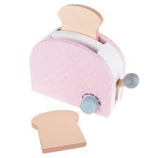 Pretend Play Toy Toaster Pastel Wooden Appliance With 2 Pieces Of Toast Toasting Dial And Pop Up Lever By Hey Play Walmart Com Kids Play Kitchen Pretend Play Toys Kids