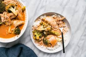 And chicken noodle soup weather. Slow Cooker Thai Tomato Chicken And Broccoli My Kitchen Love