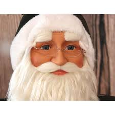 Fraser Hill Farm 58" Dancing Camo Santa with Binoculars, Life-Size  Christmas Holiday Home Decorations