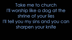 I Do Not Own This Song No Copyright Intended Open For More Hozier Take Me To Church My Lover S Got Humour She S The Gi Take Me To Church Hozier Soul Songs