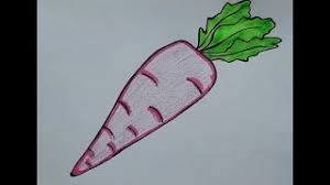 How To Draw Radish Drawing For Kids Easy Kids Drawings Youtube We love and respect the most diverse genres of fine art, and have already created many lessons from genres such as portrait and still life. how to draw radish drawing for kids