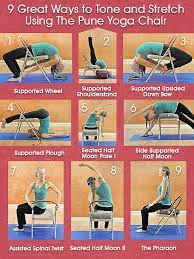 various ways to use the pune yoga chair chair pose yoga chair yoga iyengar yoga