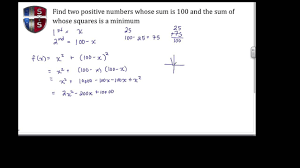 Determine The Minimum Value As Described In A Word Problem Accomplish This By Creating Expressions That Will Late Quadratics Word Problems Quadratic Equation