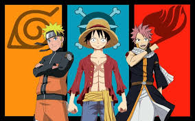 Naruto Luffy One Piece Natsu Fairy Tail Crossover Anime Anime Characters Popular Anime Anime Stars