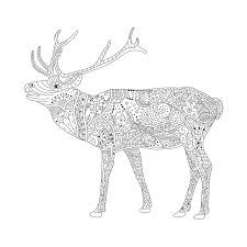 With these art therapy coloring pages galleries, you can enjoy hours of relaxation.do you prefer mandalas, doodles, or zentangle drawings? Zentangle The Baikal Elk For Adult Anti Stress Coloring Page Stock Vector Illustration Of Ornament Boho 68874612