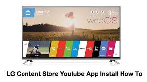 The smart tv digital store makes use of the internet connection to be able to download and update applications. Lg Smart Tv Lg Content Store Youtube App Install How To Youtube