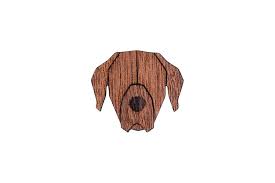 Today's ridgeback is descendent from a variety of breeds which were crossed by settlers of south africa and rhodesia with the native dogs of the hottentot tribe. Rhodesian Ridgeback Brosche Aus Holz Bewooden