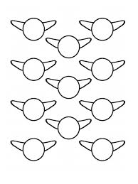 Print and use as directed in the recipe. Baby Yoda Macarons Template 2