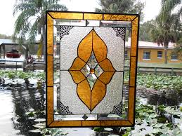 Maybe you would like to learn more about one of these? Buy Hand Crafted Vintage Look Stained Glass Window Panel Neutral Champagne Beveled Glass Transom Window Made To Order From Artfulfolk Stained Glass Custommade Com