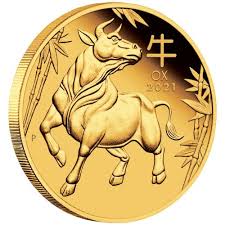 Check out pete thorn's ox video. Australian Lunar Series Iii 2021 Year Of The Ox Gold Proof Coins The Perth Mint