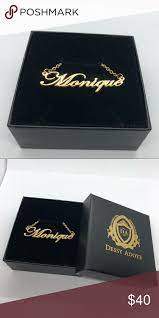 Monique Name Necklace Name Necklace Shop Necklaces Infinity Necklace