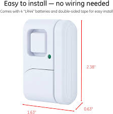You may have to bypass smoke. Amazon Com Ge 45115 Personal Security Window Door 2 Pack Diy Protection Burglar Alert Wireless Chime Alarm Easy Installation Ideal For Home Garage Apartment Dorm Rv And Office White 2 Count Camera Photo