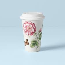 Guaranteed by the lenox lifetime breakage replacement program. Butterfly Meadow Thermal Travel Mug In 2021 Thermal Travel Mug Mug Decorating Mugs