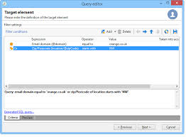 After processing each row then this query can be executed, if the exchange was processed successfully, for example to mark the row because the syntax for this constraint differs for database to database, we do not show it here. Defining Filter Conditions Adobe Campaign
