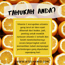Kajian secara klinikal menunjukkan bahawa asid askorbik mengurangkan simptom lebih cepat apabila berlakunya jangkitan. Fungsi Vitamin C Pada Tubuh Yang Perlu Diketahui Atul Hamid