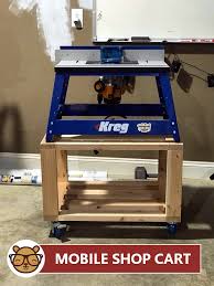 See more ideas about kreg jig plans, kreg jig, kreg jig projects. Mobile Shop Cart For Benchtop Router Diy Woodworking Tutorial Handmade With Ashley