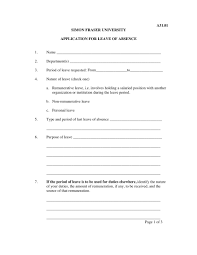 A leave application email is written when one is not in a position to submit a hard copy leave a leave application email is important to inform the relevant party that you will be away from work for a. 59 Application For Leave Free To Edit Download Print Cocodoc