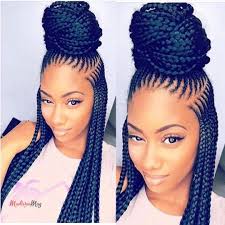 Ghana braids one corner hair style. Kamdora Beauty Trending Ghana Weaving Styles Kamdora