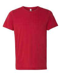 Solid Red T Shirt Kaos Pria Kaos Baju Kaos