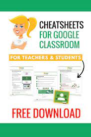 The Google Classroom Cheat Sheets For Teachers And Students Google Classroom Online Learning Tools Resource Classroom