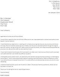 Your initial steps include identifying where you're interested in moving, the quality of life and types of career opportunities. Probation Officer Cover Letter Example