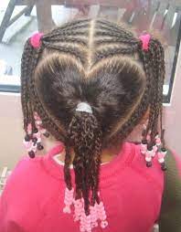 Hair With Love Cornrows Braids Kids Lil Girl Hairstyles Baby Girl Hairstyles Valentine S Day Hairstyles