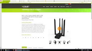 First plug your ubuntu machine into a wired internet connection. Ottima Wifi Usb 3 0 Ac 1900mbps Chipset Realtek 8814au Youtube