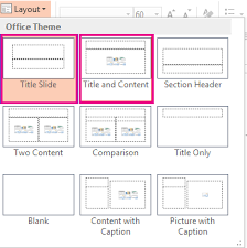 Using this layout you can simply add a title and then type some text in a. Title A Slide Office Support