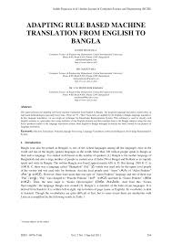Kamus ini disusun berdasarkan abjad. Pdf Adapting Rule Based Machine Translation From English To Bangla