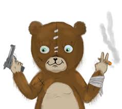 Gangsta bears with pistols vector illustrations. Gangster Teddy Bear By Teddiew On Deviantart