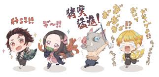 anime :: fandoms :: Kimetsu no Yaiba :: Kamado Tanjirou :: nezuko ::  Hashibira Inosuke :: agatsuma zenitsu :: totatokeke :: Anime Unsorted -  JoyReactor