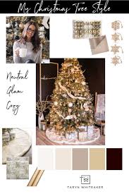 Crafting expert sophie maletsky and her connor show you how to make this sweet decoratiev treat for christmas. Modern Cream And Gold Christmas Tree Taryn Whiteaker