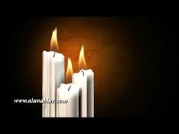 Three White Candles Burn In Front Of A Stone Wall Loop Purchase This Clip From A Luna Blue Http W Video Background Stock Footage Flickering Candles