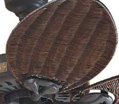 Fiberboard backing maintains maximum airflow. Hunter Real Wicker Ceiling Fan Blades