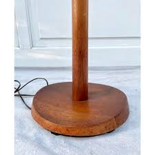 Only 1 available and it's in 16 people's carts. Vintage Danish Hand Turned Wood Floor Lamp Chairish