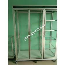 Cara memasang penguat kitchen set gantung. Lemari Pakaian Lemari Baju Bahan Aluminium Dan Kaca Shopee Indonesia