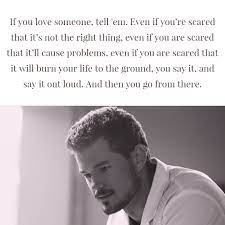 Some of us say we'd rather have something than absolutely nothing, but the truth is, to have it halfway is harder than not having it at all. Mark Sloan Quotes Text Image Quotes Quotereel