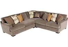 Cindy Crawford Fontaine Brown 3pc Sectional Cindy Crawford Home At Home Furniture Store Sectional