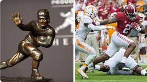 The famous heisman pose is actually based on ed smith, a former nyu running back who modeled for the trophy's sculptor in 1934. Derrick Henry Heisman Pose 2015 Heisman Trophy Winner Alabama Rolltide Bama Builtbybama Rtr Crimsontide R Alabama Crimson Tide Alabama Alabama Football