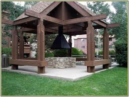 Classic Outdoor Gazebo Designs With Fire Pit Idea Picture Gazebo With Fire Pit Backyard Fire Backyard Gazebo