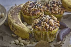 Bananut Bananen Schoko Erdnuss Muffins Toastenstein Com Rezept Schoko Bananen Muffins Erdnussbutter Muffins Kuchen Und Torten
