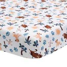 Disney Baby Lion King Adventure White Baby Fitted Crib Sheet Baby Crib Bedding Sets Lion King Baby Crib Bedding Sets