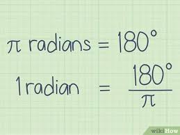 Radian measure and circular functions. How To Convert Radians To Degrees 4 Steps With Pictures