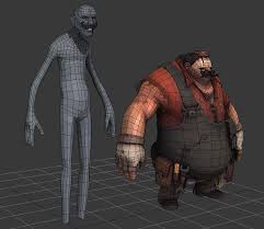 Luigi W I P Page 2 3d Model Character Character Modeling Model Paint