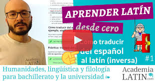 Como Traducir Del Espanol Al Latin Traduccion Inversa O Tema Curso Latin