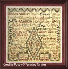 24 Best Tempting Tangles Images Cross Stitch Cross Stitch