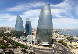 Baku is the largest city in the caucasus and the capital of azerbaijan. Baku Flame Towers Hok Archdaily